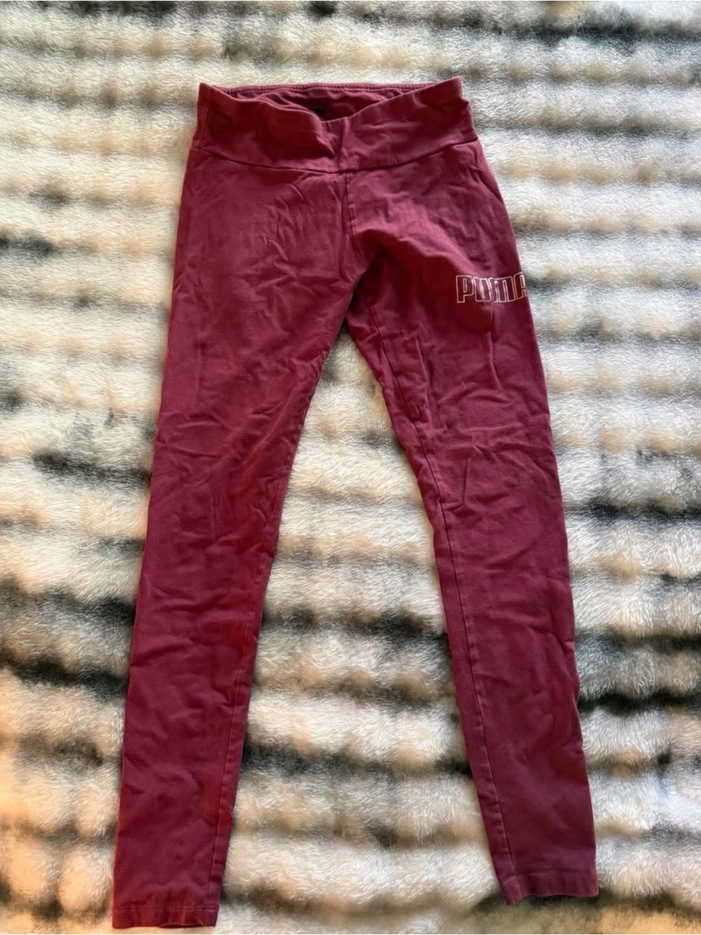 Puma Leggings M: Burgundy